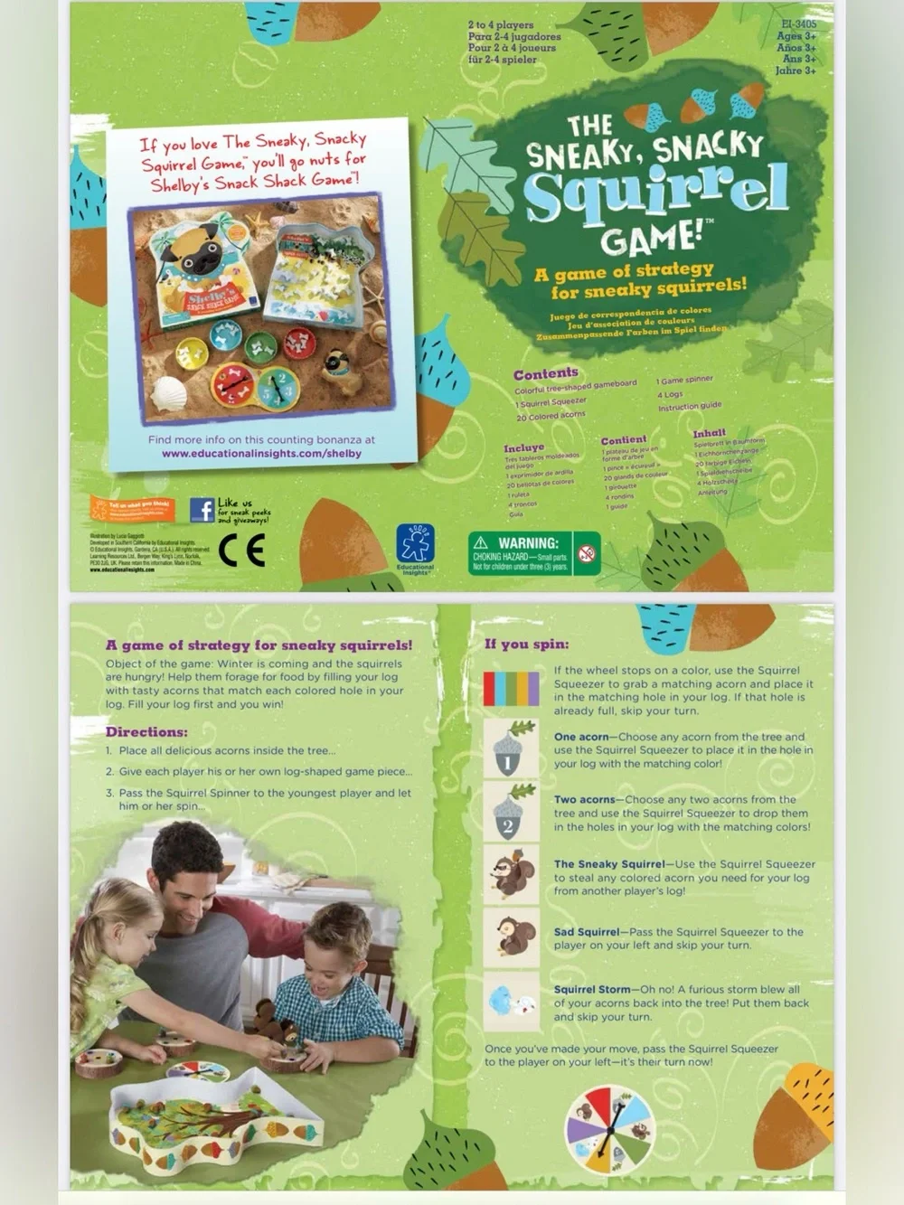 The Sneaky, Snacky Squirrel Game